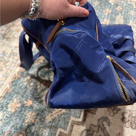 vera bradley preppy poly yoga sport bag - blue - Picture 4 of 10